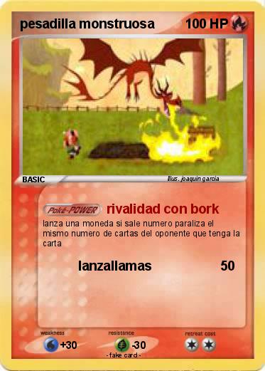 Pokemon pesadilla monstruosa