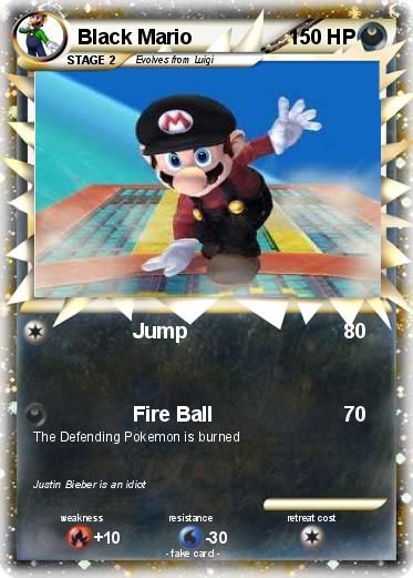 Pokemon Black Mario