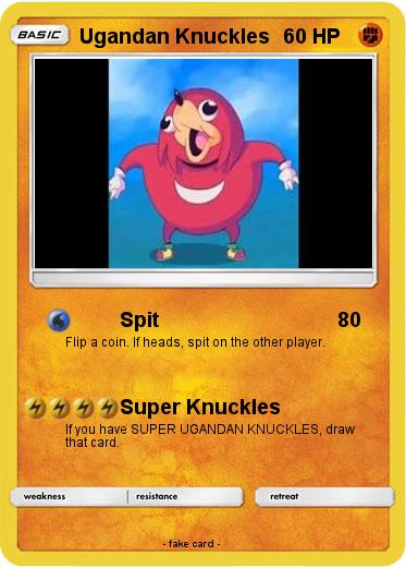 Pokemon Ugandan Knuckles