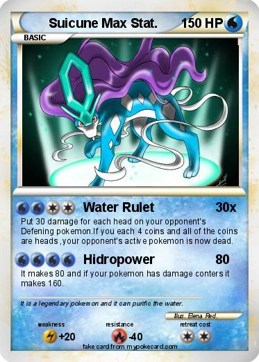 Pokemon Suicune Max Stat.