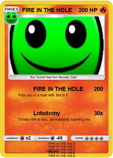 Pokemon FIRE IN THE HOLE