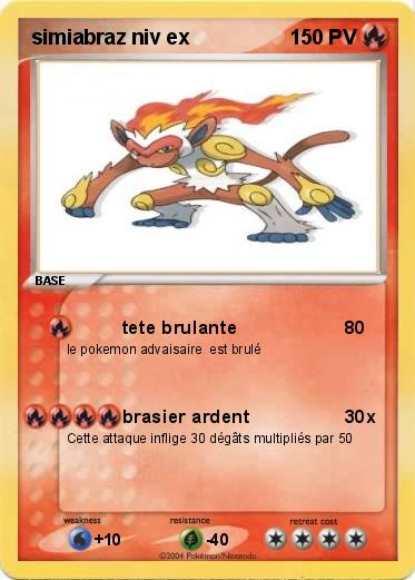 Pokemon simiabraz niv ex