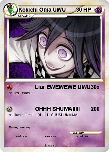 Pokemon Kokichi Oma UWU