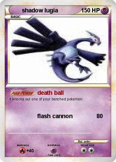 Pokemon shadow lugia