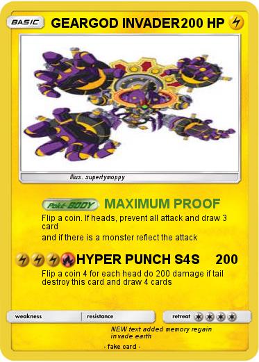 Pokemon GEARGOD INVADER