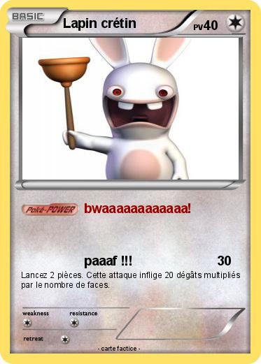 Pokemon Lapin crétin