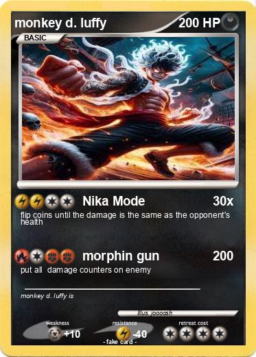 Pokemon monkey d. luffy