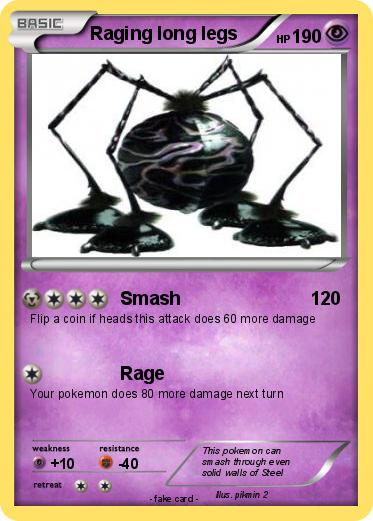 Pokemon Raging long legs