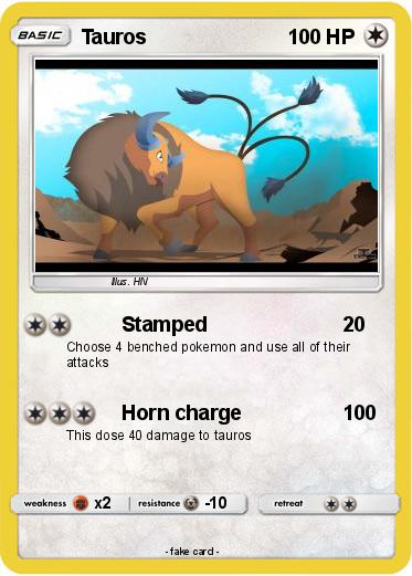 Pokemon Tauros