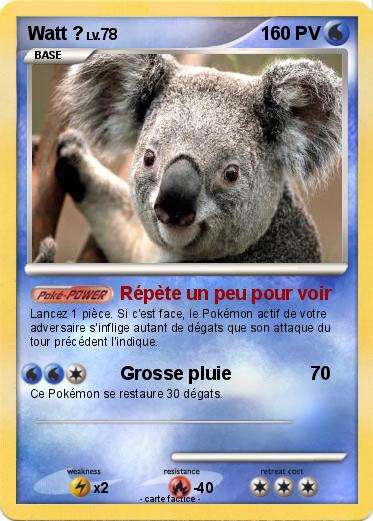 Pokemon Watt ?