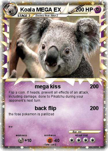 Pokemon Koala MEGA EX