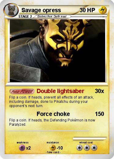 Pokemon Savage opress