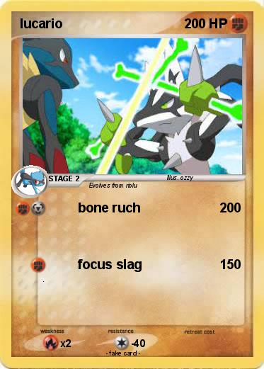 Pokemon lucario