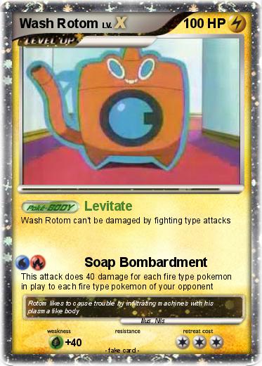 Pokemon Wash Rotom