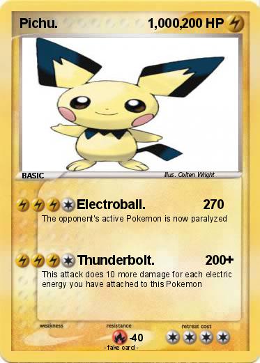 Pokemon Pichu.                         1,000,