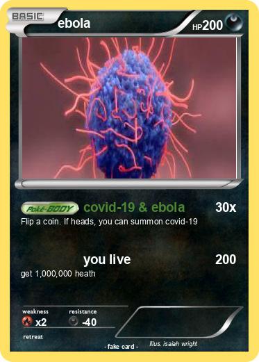 Pokemon ebola