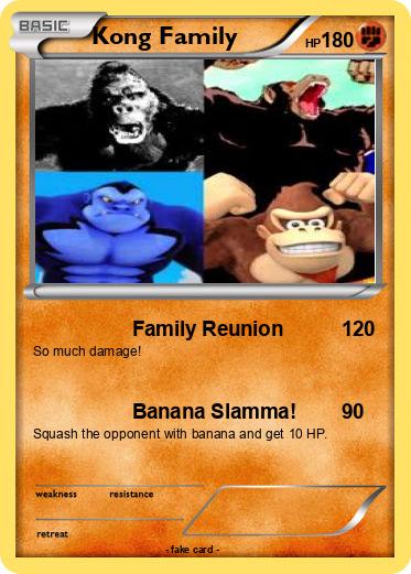 Pokemon Kong Family