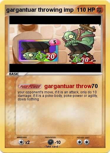 Pokemon gargantuar throwing imp