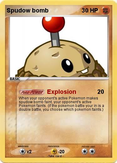 Pokemon Spudow bomb