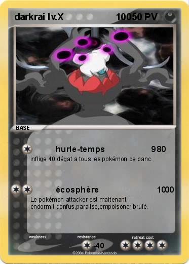 Pokemon darkrai lv.X                    100