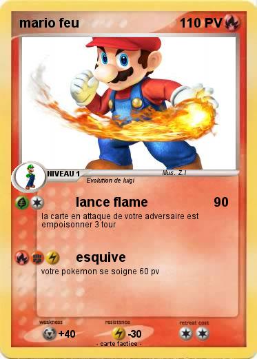 Pokemon mario feu