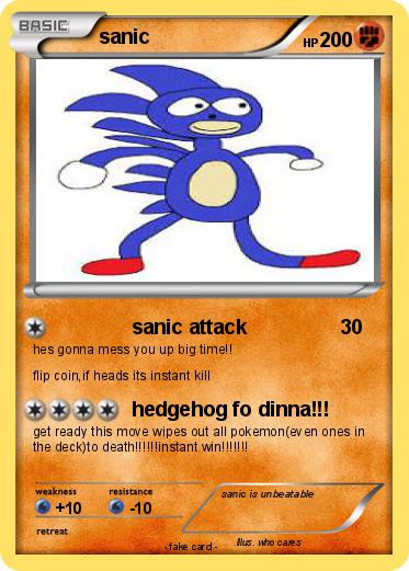 Pokemon sanic