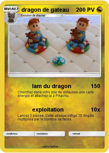 Pokemon dragon de gateau