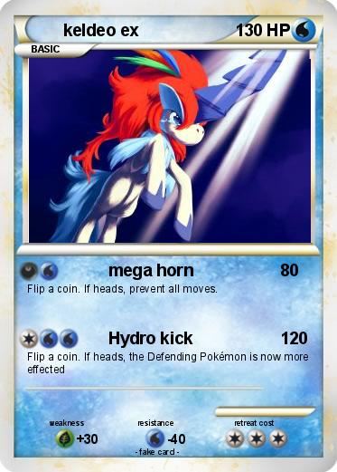 Pokemon keldeo ex