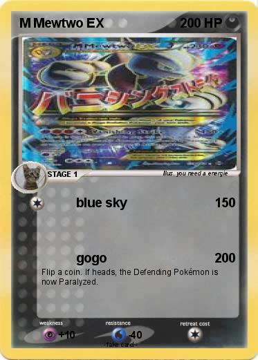 Pokemon M Mewtwo EX