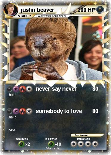 Pokemon justin beaver