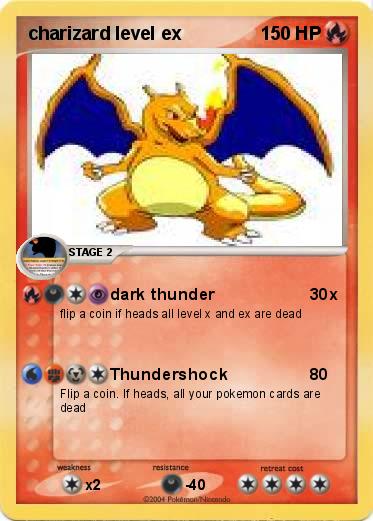 Pokemon charizard level ex