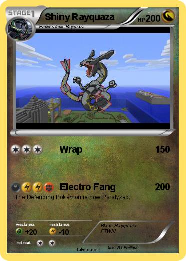 Pokemon Shiny Rayquaza