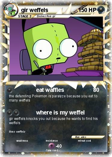 Pokemon gir weffels
