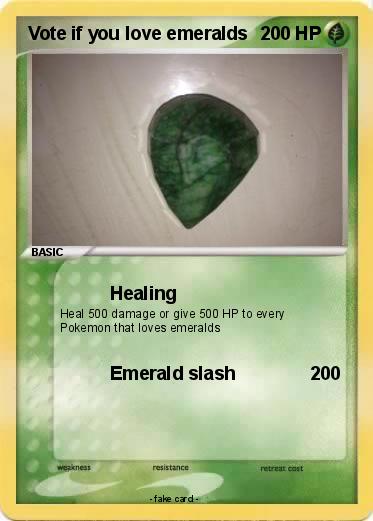 Pokemon Vote if you love emeralds