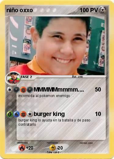 Pokemon niño oxxo