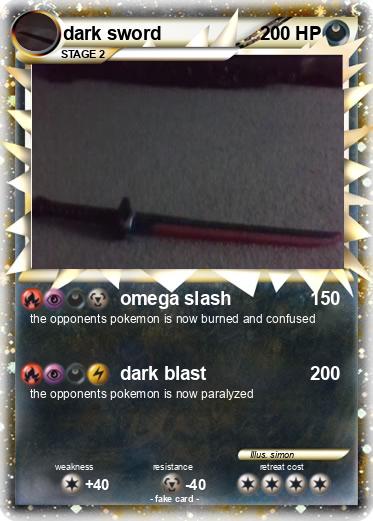 Pokemon dark sword