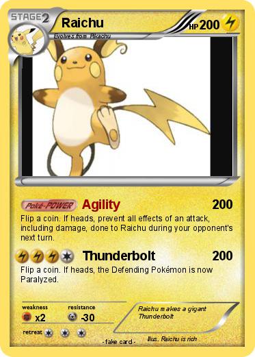 Pokemon Raichu