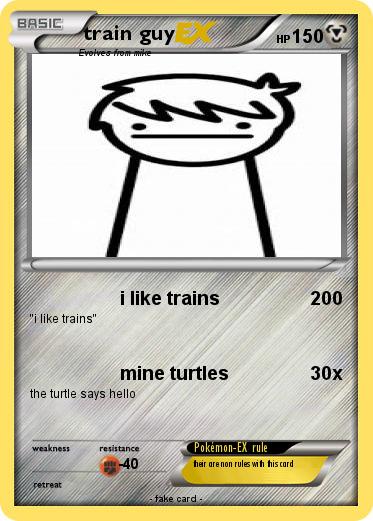 Pokemon train guy