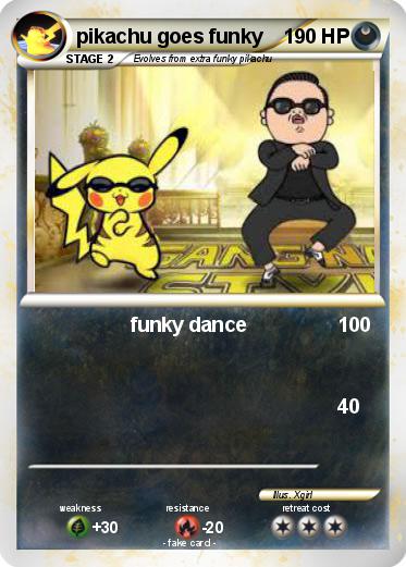 Pokemon pikachu goes funky
