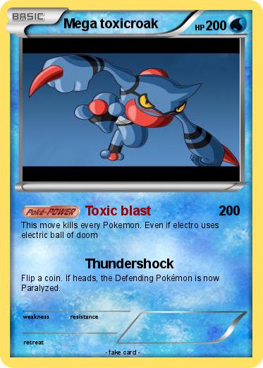 Pokemon Mega toxicroak