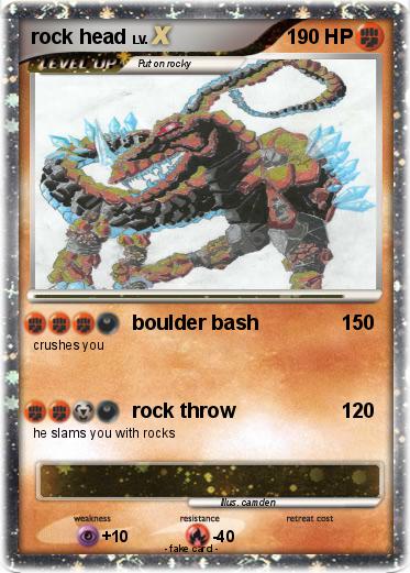 Pokemon rock head