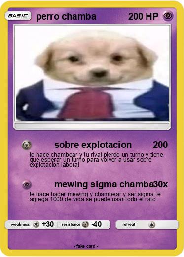 Pokemon perro chamba