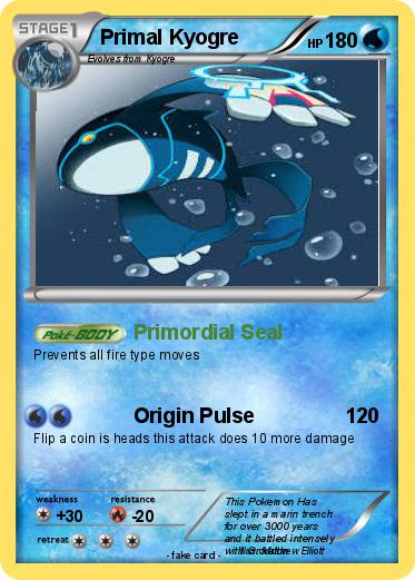 Pokemon Primal Kyogre