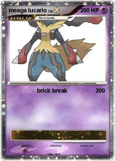 Pokemon meaga lucario