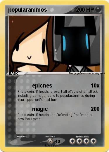 Pokemon popularammos