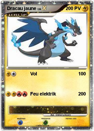 Pokemon Dracau jaune