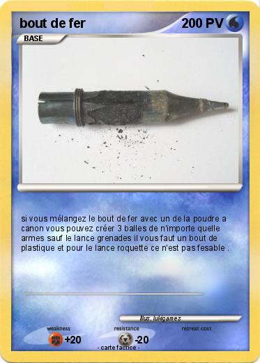 Pokemon bout de fer