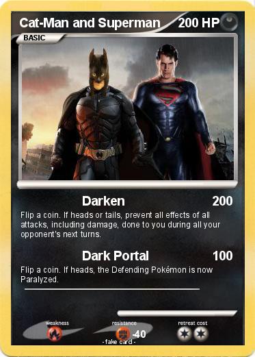 Pokemon Cat-Man and Superman