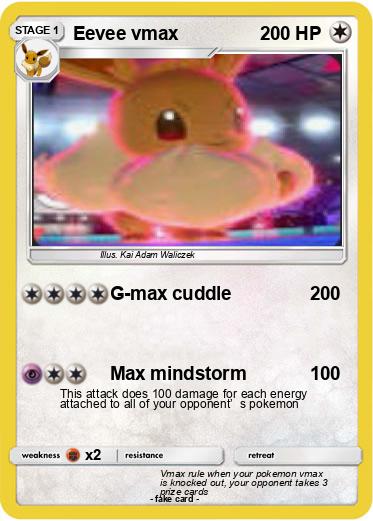 Pokemon Eevee vmax