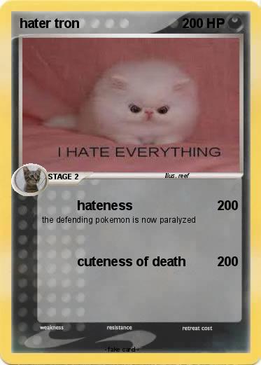 Pokemon hater tron